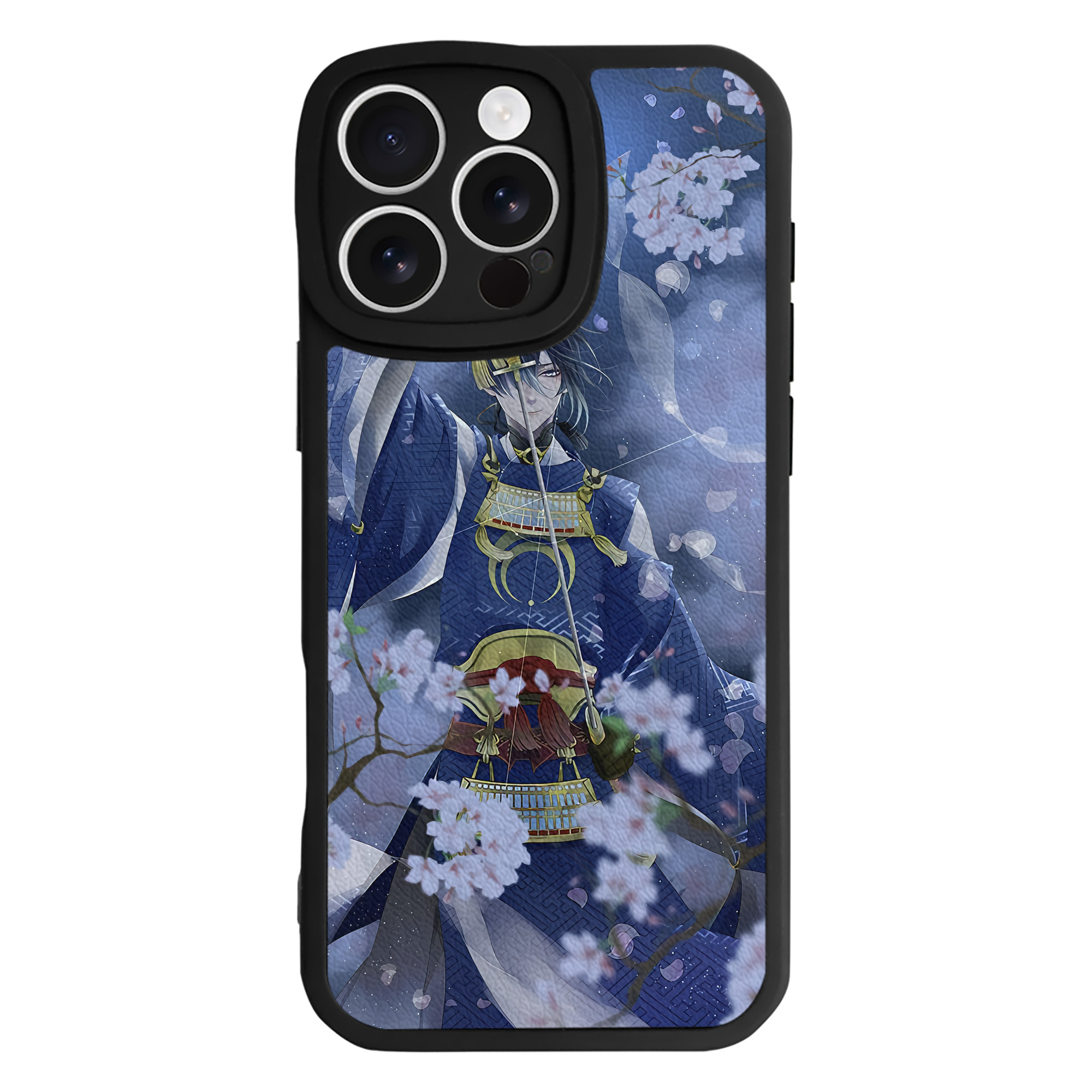 （画像用） 刀剣乱舞 Touken Ranbu 【iPhone 16シリーズ対応】シリコンスマホケース（レザー調） 材質：シリコン